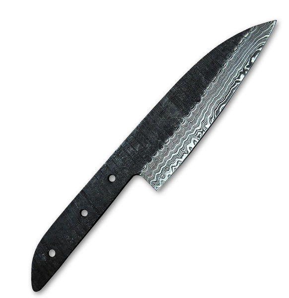 Hercules Custom Hand Forged Hammered Damascus Steel Blank Blade Chef Knife Kitchen Knife Meat Knife Handmade (Free Shipping)
