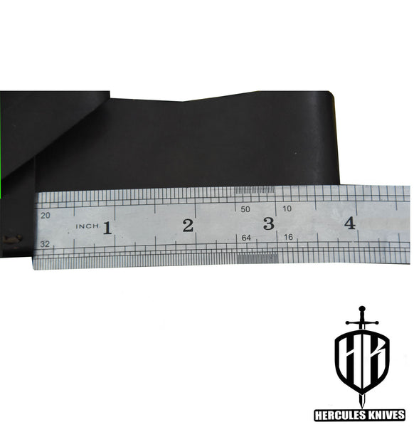 S220-CUSTOM 100% GENUINE LEATHER SHEATH POUCH HANDMADE FOR FIXED BLADE HUNTING KNIFE