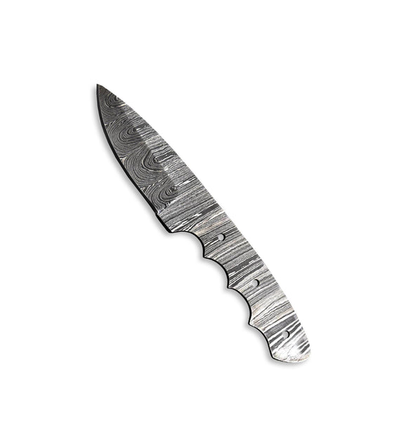 Hercules Custom Hand Forged Damascus Steel Miniature Blank Blade Hunting Knife Handmade Knife Making Supplies (Free Shipping)