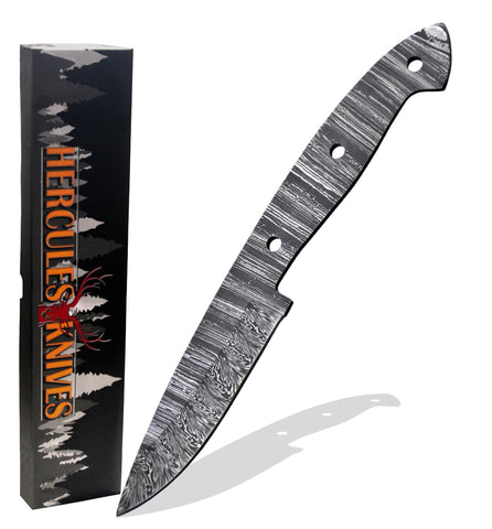 Hercules Custom 9.3"OAL Hand Forged Damascus Steel Blank Blade Army Knife Camping Knife Handmade Knife Making Supplies(Free Shipping) (Copy)