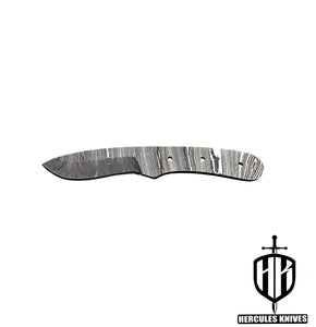 Hercules Custom Hand Forged Damascus Steel Miniature Kukri Blank Blade Handmade Knife Making Supplies (Free Shipping)