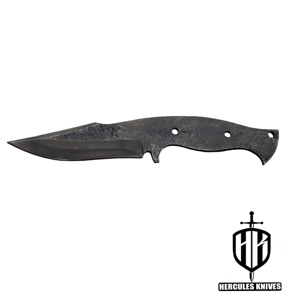 Hercules Custom 1095 High Carbon Steel Blank Blade Camping Hunting Knife Handmade, No Damascus (Free Shipping)