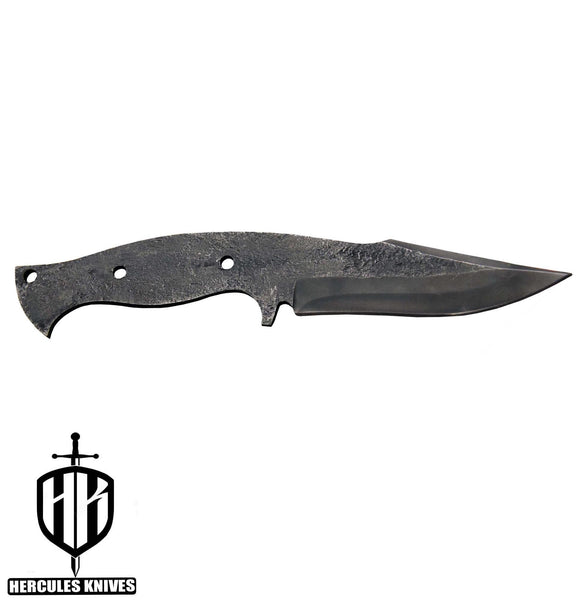 Hercules Custom 1095 High Carbon Steel Blank Blade Camping Hunting Knife Handmade, No Damascus (Free Shipping)