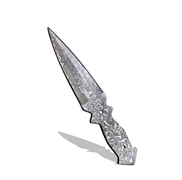 Hercules Custom Hand Forged Damascus Steel Dagger Skinning Blank Blade Camping Hunting Knife Handmade Knife Making Supplies