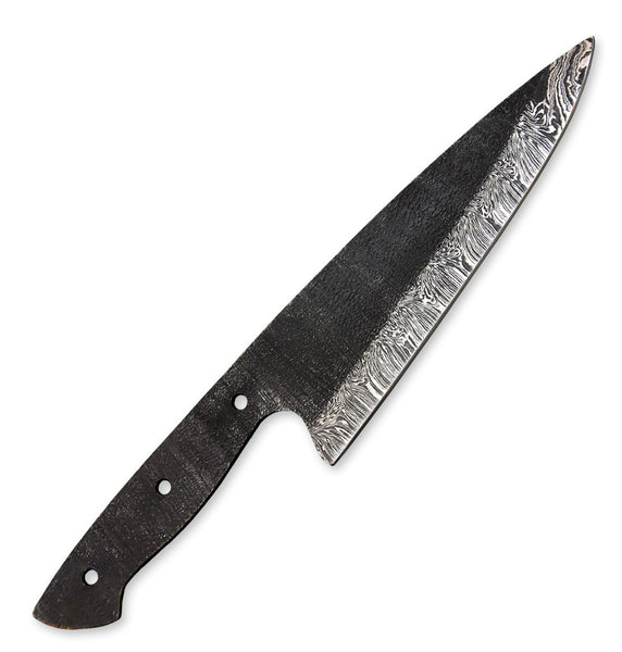 Hercules Custom Hand Forged Hammered Damascus Steel Blank Blade Chef Knife Kitchen Knife Meat Knife Handmade