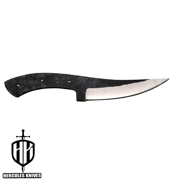 Hercules Custom 1095 High Carbon Steel Blank Blade Camping Hunting Knife Handmade Knife Making Supply, No Damascus (Free Shipping)