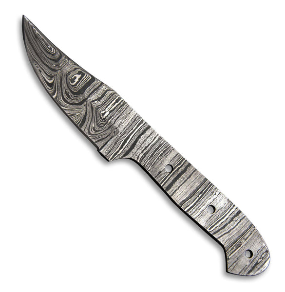 Hercules Custom 8.1"OAL Hand Forged Damascus Steel Blank Blade Army Knife Camping Knife Handmade (Free Shipping)